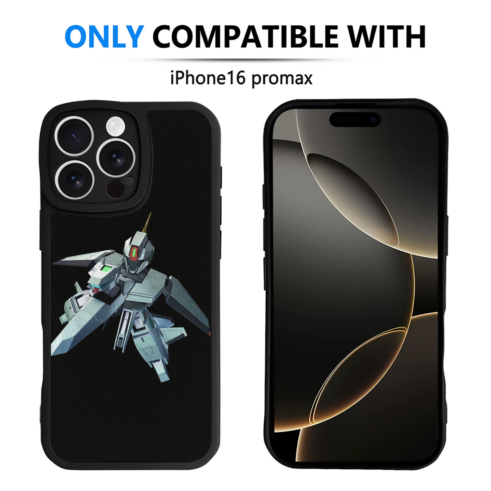 （画像用） 機動戦士ガンダム Mobile Suit Gundam 【iPhone 16シリーズ対応】シリコンスマホケース（レザー調） 材質：シリコン